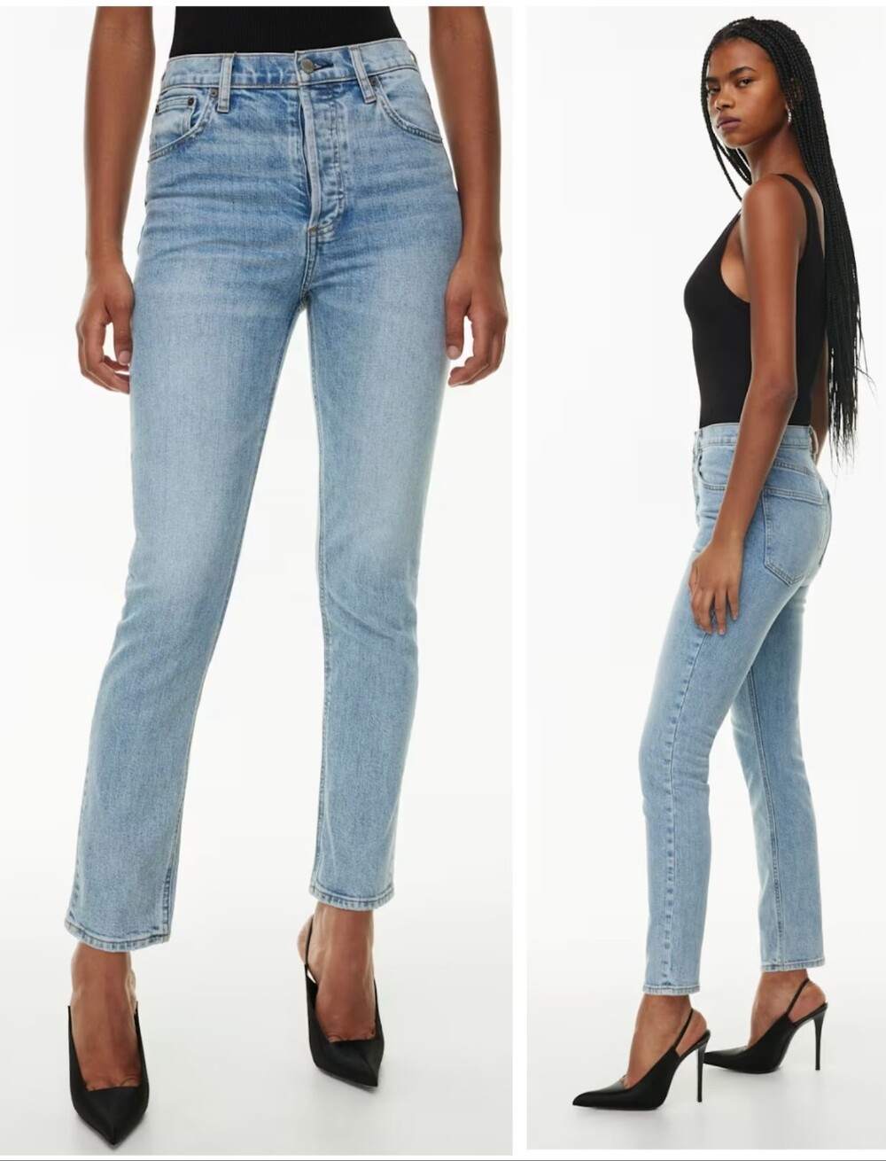ARITZIA Denim Forum The Yoko High Rise Slim Jeans Women's 26 Minimalist Caligirl